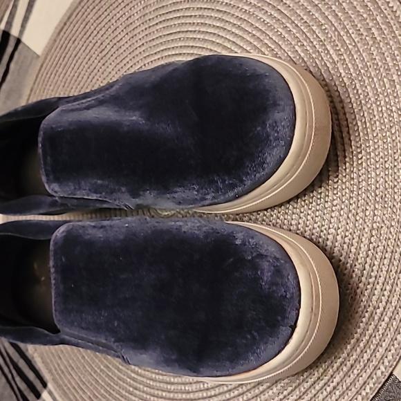 Circus by Sam Edelman Blue Velvet Scotlyn Sneakers - Picture 2 of 8